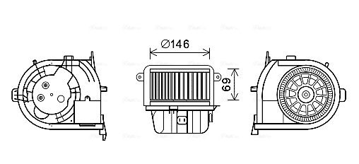 AVA QUALITY COOLING Salongipuhur RT8591